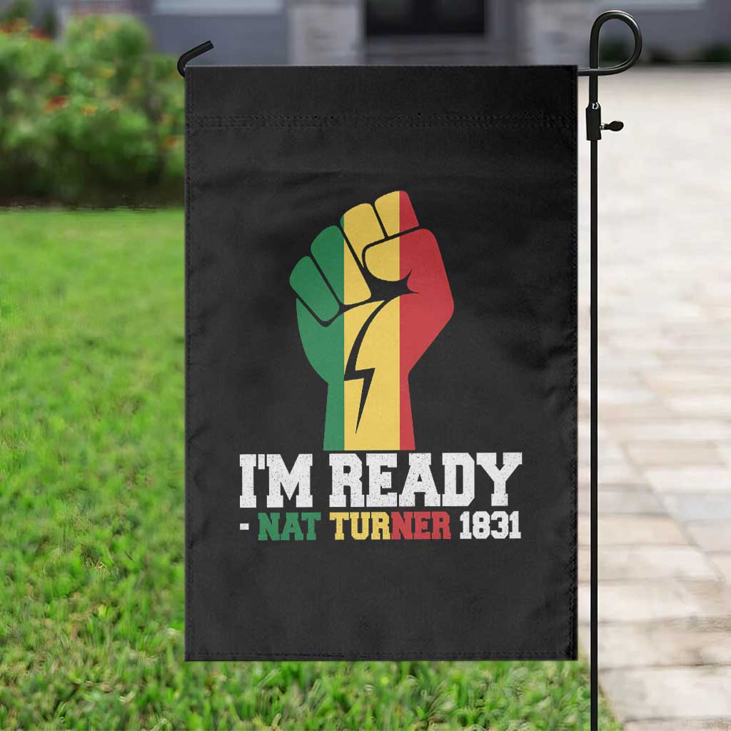 Nat Turner Quote Garden Flag Black History African American TS14 Print Your Wear