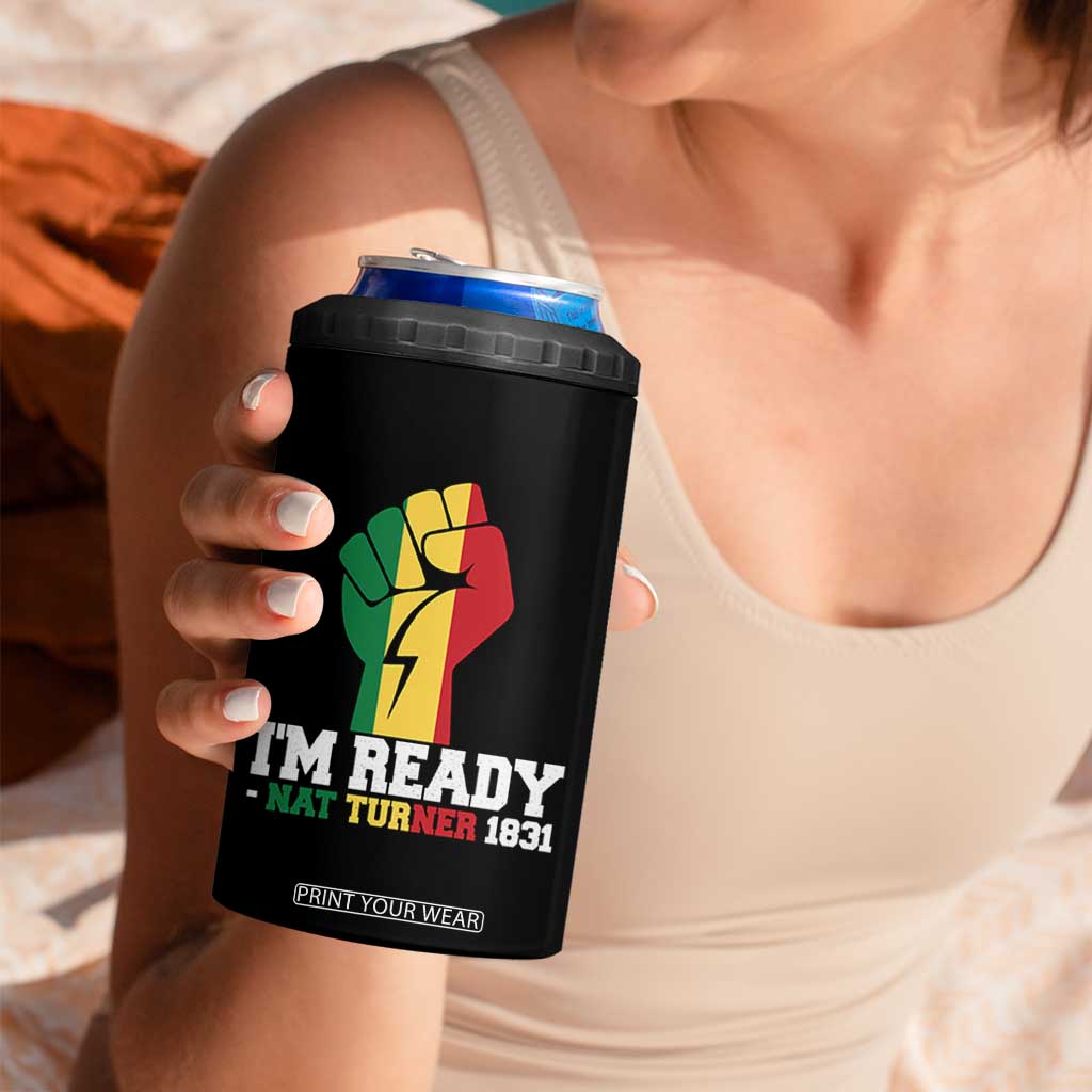 Nat Turner Quote 4 in 1 Can Cooler Tumbler Black History African American TS14 Print Your Wear