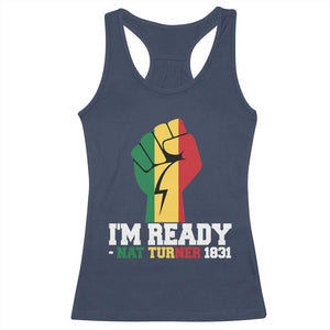 Nat Turner Quote Racerback Tank Top Black History African American TS14 Navy Print Your Wear