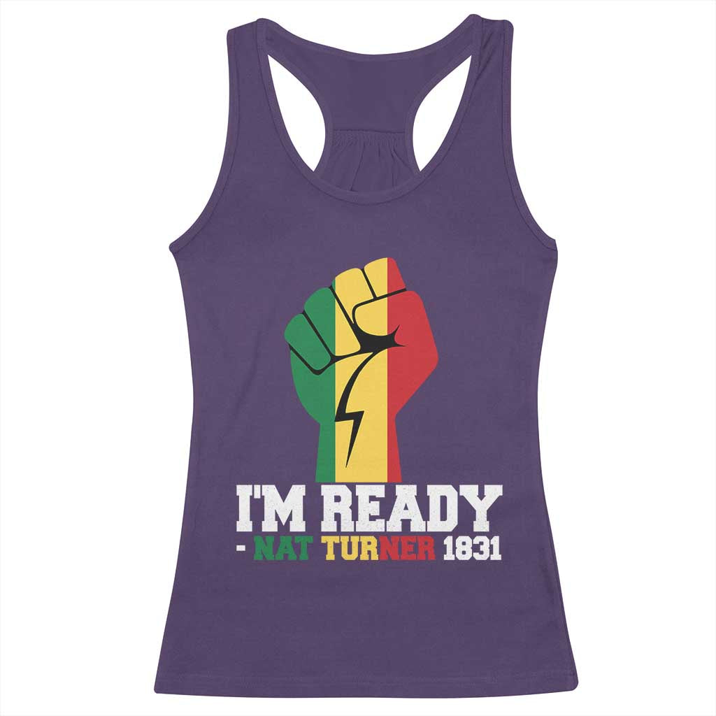 Nat Turner Quote Racerback Tank Top Black History African American TS14 Purple Print Your Wear