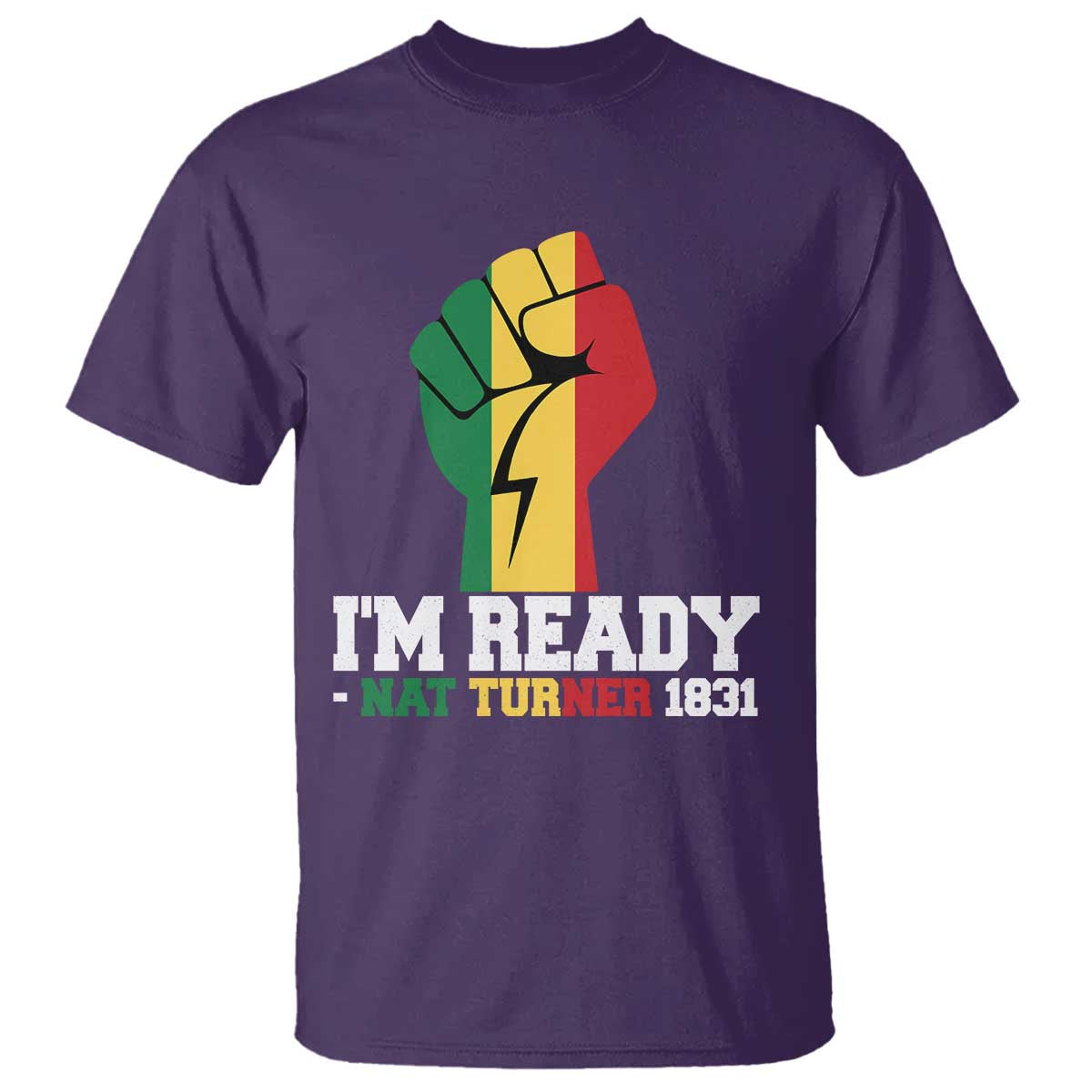 Nat Turner Quote T Shirt Black History African American TS14 Purple Print Your Wear
