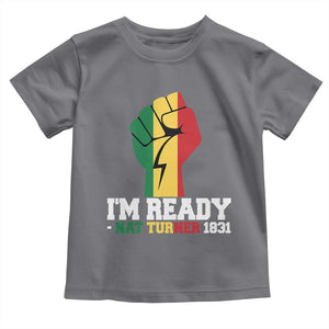 Nat Turner Quote Toddler T Shirt Black History African American TS14 Charcoal Print Your Wear