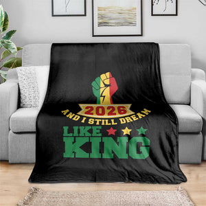 MLK Day Throw Blanket 2026 And I Still Dream Like King TS14 Print Your Wear