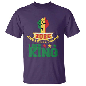 MLK Day T Shirt 2026 And I Still Dream Like King TS14 Purple Print Your Wear