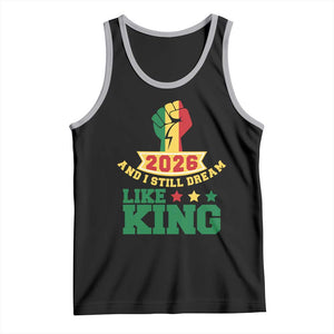 MLK Day Tank Top 2026 And I Still Dream Like King TS14 Black Athletic Heather Print Your Wear