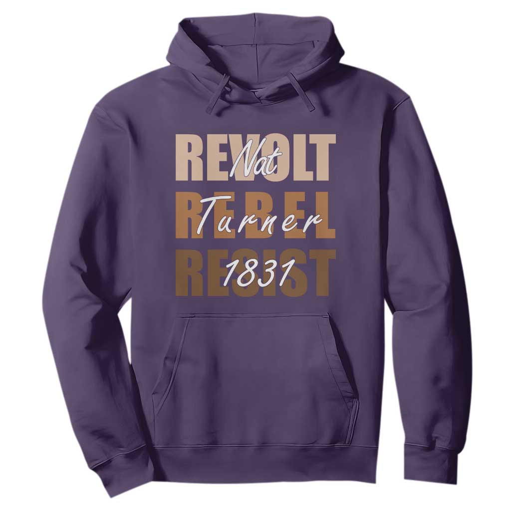 Nat Turner Quote Hoodie Black History Month TS14 Purple Print Your Wear