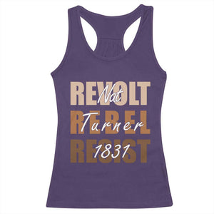 Nat Turner Quote Racerback Tank Top Black History Month TS14 Purple Print Your Wear