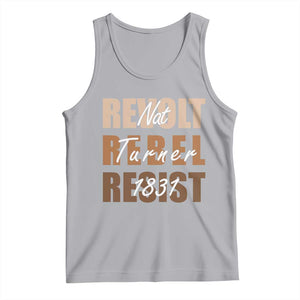 Nat Turner Quote Tank Top Black History Month TS14 Athletic Heather Print Your Wear