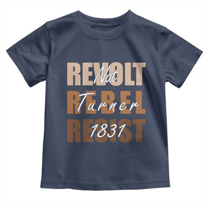 Nat Turner Quote Toddler T Shirt Black History Month TS14 Navy Print Your Wear