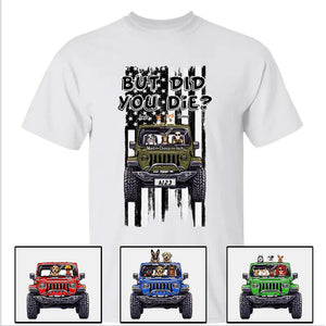 Custom JP Shirts, But Did You Die? American Flag JP Dog JP Cat Apparel CTM00 Hoodie Youth Custom - Printyourwear