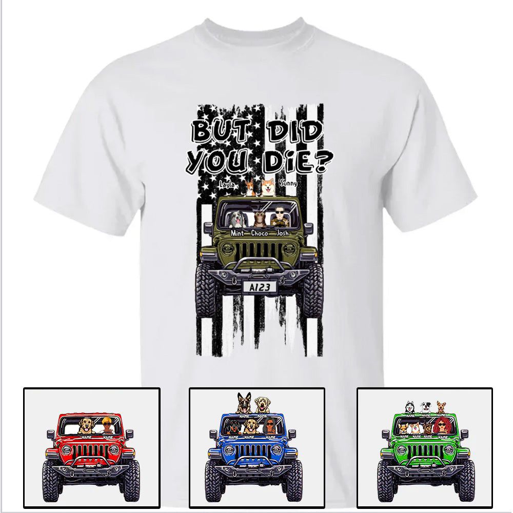 Custom JP Shirts, But Did You Die? American Flag JP Dog JP Cat Apparel CTM00 Hoodie Youth Custom - Printyourwear