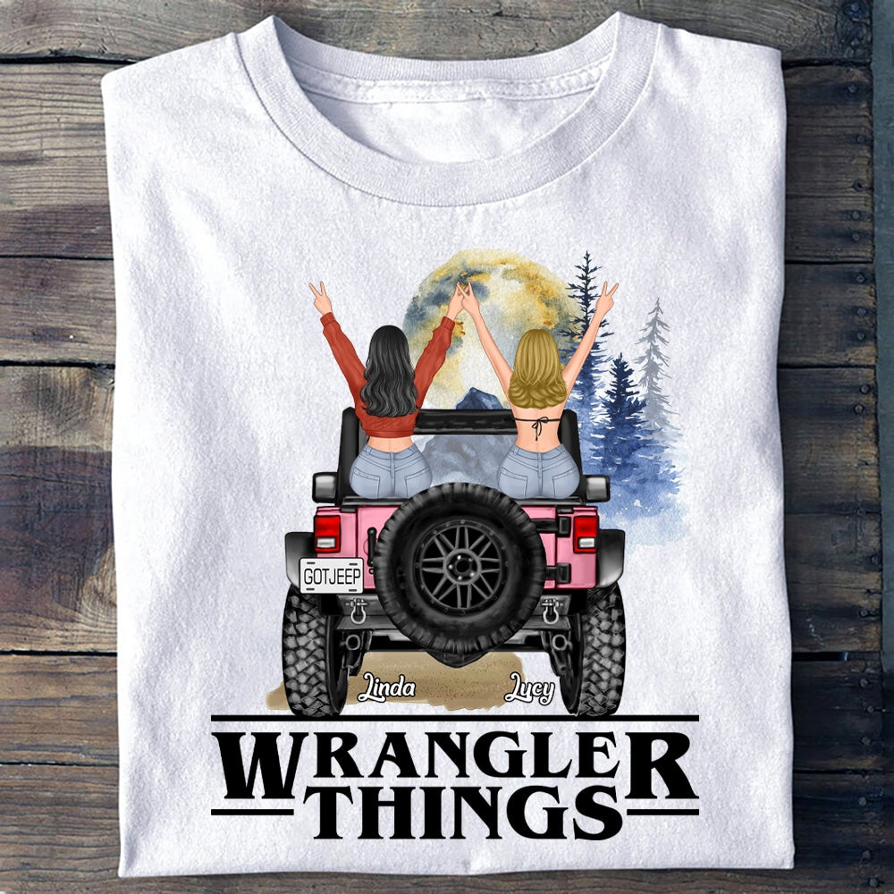 Custom JP Shirt Wrangler Things, Off Road Car, Gift For JP Girlss CTM Youth Custom - Printyourwear
