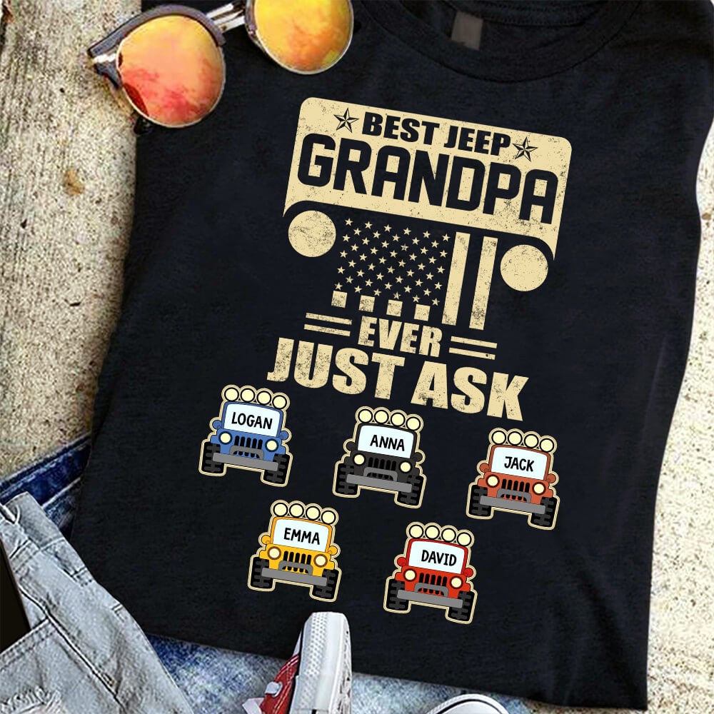 Custom JP Tee Shirts Best JP Dad Ever Just Ask, Gift For JP Dad CTM Youth Custom - Printyourwear