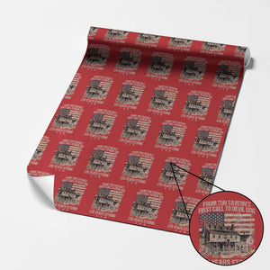 Tun Tavern 250th Anniversary Wrapping Paper Roll Patriotic Veteran Military Gift American Flag TS10 Red Print Your Wear