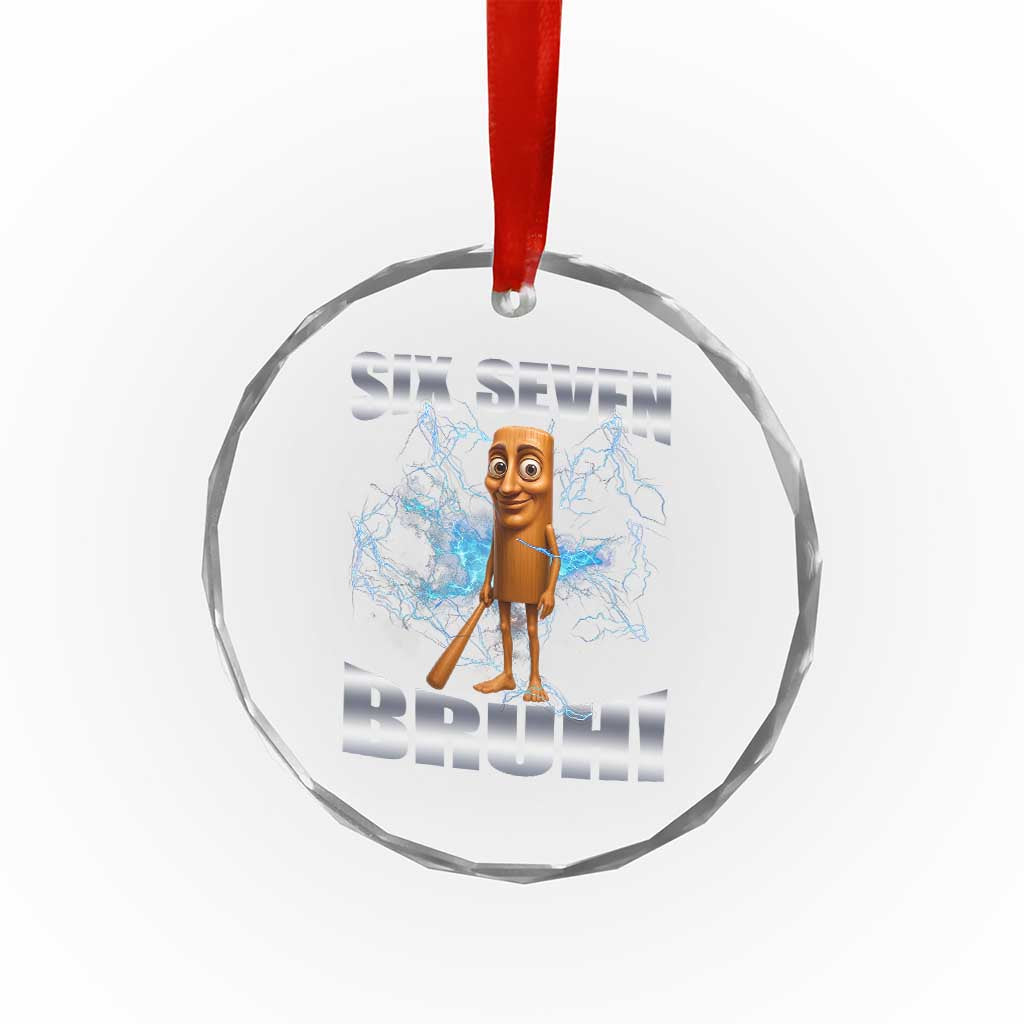 Tung Tung Sahur Six Seven Meme Crystal Glass Ornament Funny 67 Gen Alpha Gift TS12 Print Your Wear