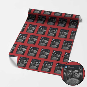 Tung Tung Tung Sahur John Pork Meme Brainrot Wrapping Paper Roll There Is Motion At Your Front Door