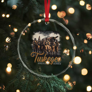 Tuskegee Airmen Crystal Glass Ornament African American Heroes WW2 Tribute Black History Month TS10 Print Your Wear