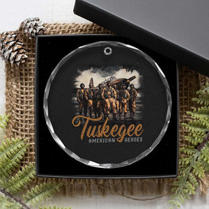 Tuskegee Airmen Crystal Glass Ornament African American Heroes WW2 Tribute Black History Month TS10 Print Your Wear