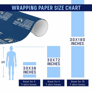 Twin Mom Wrapping Paper Roll Make It A Double Patriotic USA Flag Gift TS12 Print Your Wear