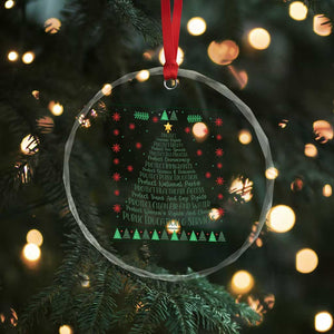 Ugly Activist Christmas Tree Crystal Glass Ornament Human Rights Xmas Gift TS12 Print Your Wear