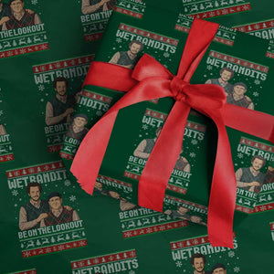 Ugly Christmas Movie Wrapping Paper Roll Funny Wet Bandits Home Xmas Alone TS10 Green Print Your Wear