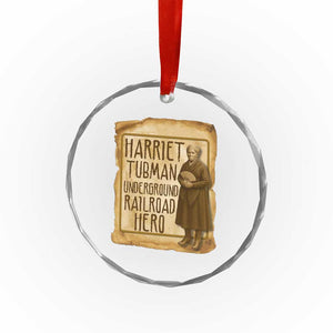 Underground Railroad Hero Harriet Tubman Crystal Glass Ornament Feminist History Gift TS12 Print Your Wear