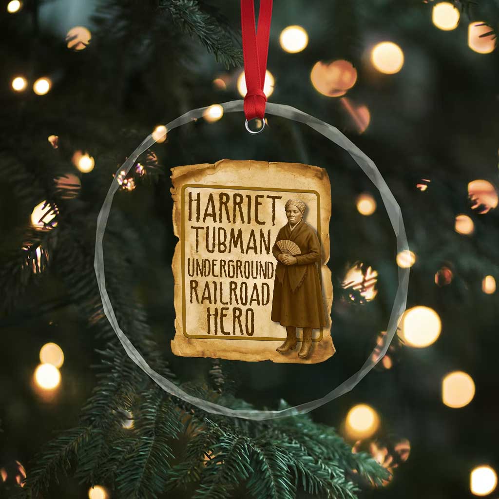 Underground Railroad Hero Harriet Tubman Crystal Glass Ornament Feminist History Gift TS12 Print Your Wear