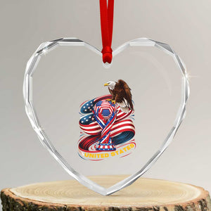 United States Sport USA Team 2026 Heart Crystal Glass Ornament American Soccer Fans Gift TS12 Transparent Glass 3'' Heart Print Your Wear