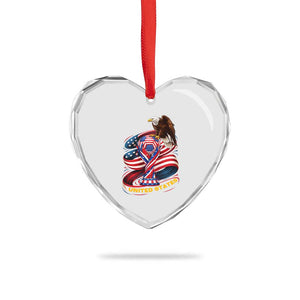 United States Sport USA Team 2026 Heart Crystal Glass Ornament American Soccer Fans Gift TS12 Print Your Wear
