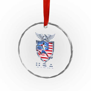 USA 2026 Soccer Player Crystal Glass Ornament United States Team Pride TS12 Print Your Wear