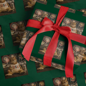 USA 250th Anniversary Statue of Liberty Wrapping Paper Roll The Summer USA Turned 250
