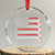 USA Flag Hockey Crystal Glass Ornament Patriotic Hockey Stick American Flags - Print Your Wear