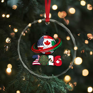 USA Mexico Canada Crystal Glass Ornament 2026 Football Fan Gift TS12 Print Your Wear