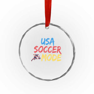 USA Soccer Mode Crystal Glass Ornament United States Team Pride TS12 Print Your Wear