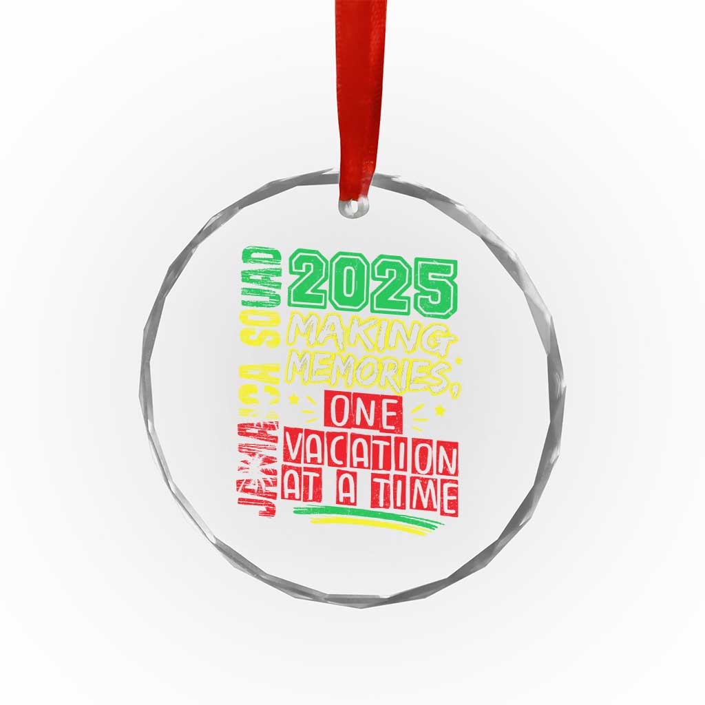 Vacation Jamaica 2025 Crystal Glass Ornament Matching Family Jamaica Squad TS10 Print Your Wear