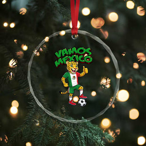 Vamos Mexico Fierce Leopard Crystal Glass Ornament Soccer 2026 Fan Gift TS12 Print Your Wear