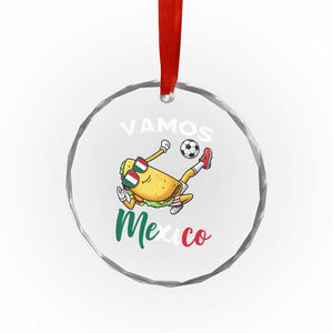Vamos Mexico Taco Playing Soccer Crystal Glass Ornament Mexican Fan Gift TS12 Print Your Wear