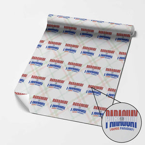 Vamos Paraguay Long Live Soccer Cheer Wrapping Paper Roll Patriotic Paraguaya Futbol Football Fans Pride TS02 Christmas Plaid Print Your Wear