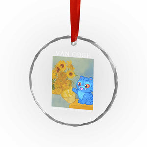 Van Gogh Kpop Fan Crystal Glass Ornament Blue Tiger Vintage Art Sunflower Cat TS10 Print Your Wear