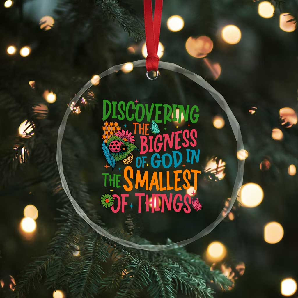 VBS 2025 Insects Adventure Crystal Glass Ornament Discovering the Bigness of God in the Smallest of Things TS02 Print Your Wear