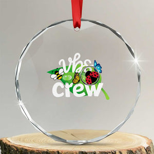 VBS Crew 2025 Crystal Glass Ornament Magnified Smallest Insects Adventure Vacation Bible School Squad TS02 Transparent Glass 3'' Circle Print Your Wear
