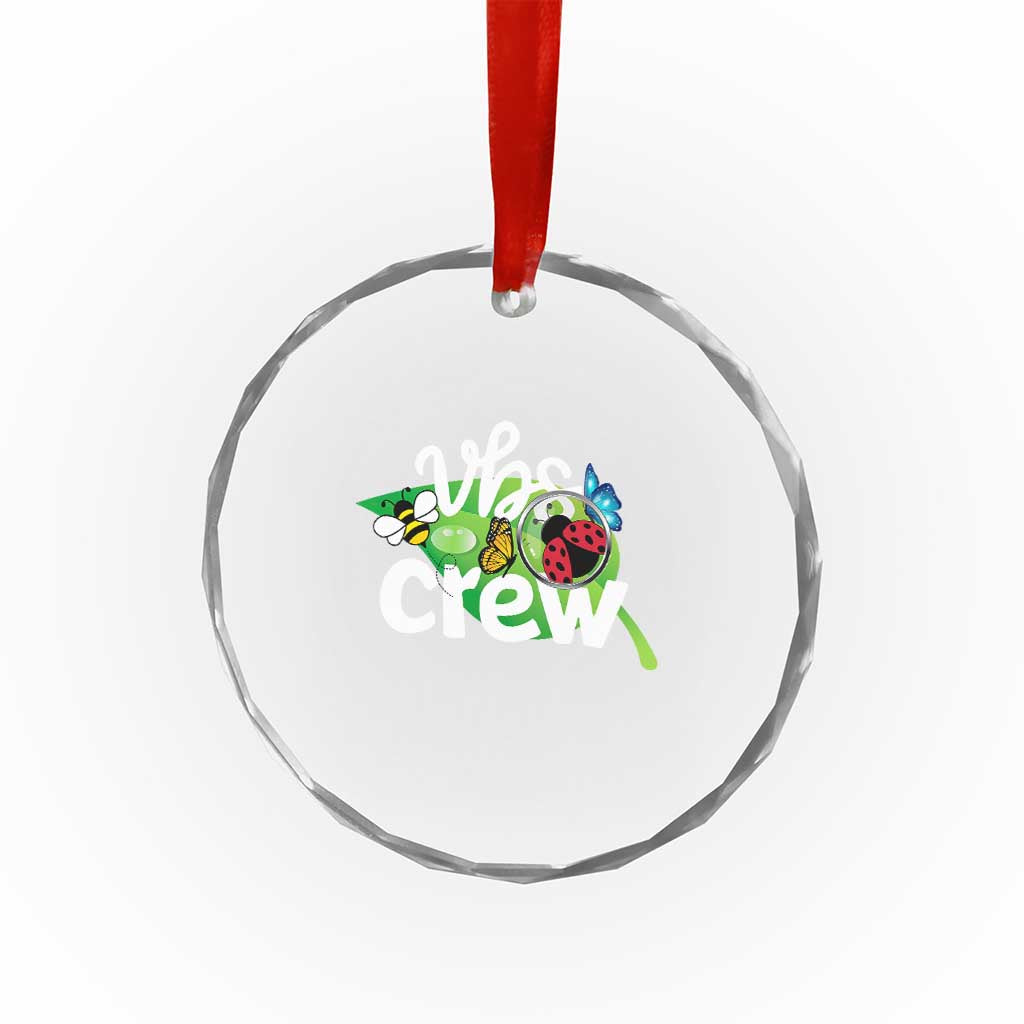 VBS Crew 2025 Crystal Glass Ornament Magnified Smallest Insects Adventure Vacation Bible School Squad TS02 Print Your Wear