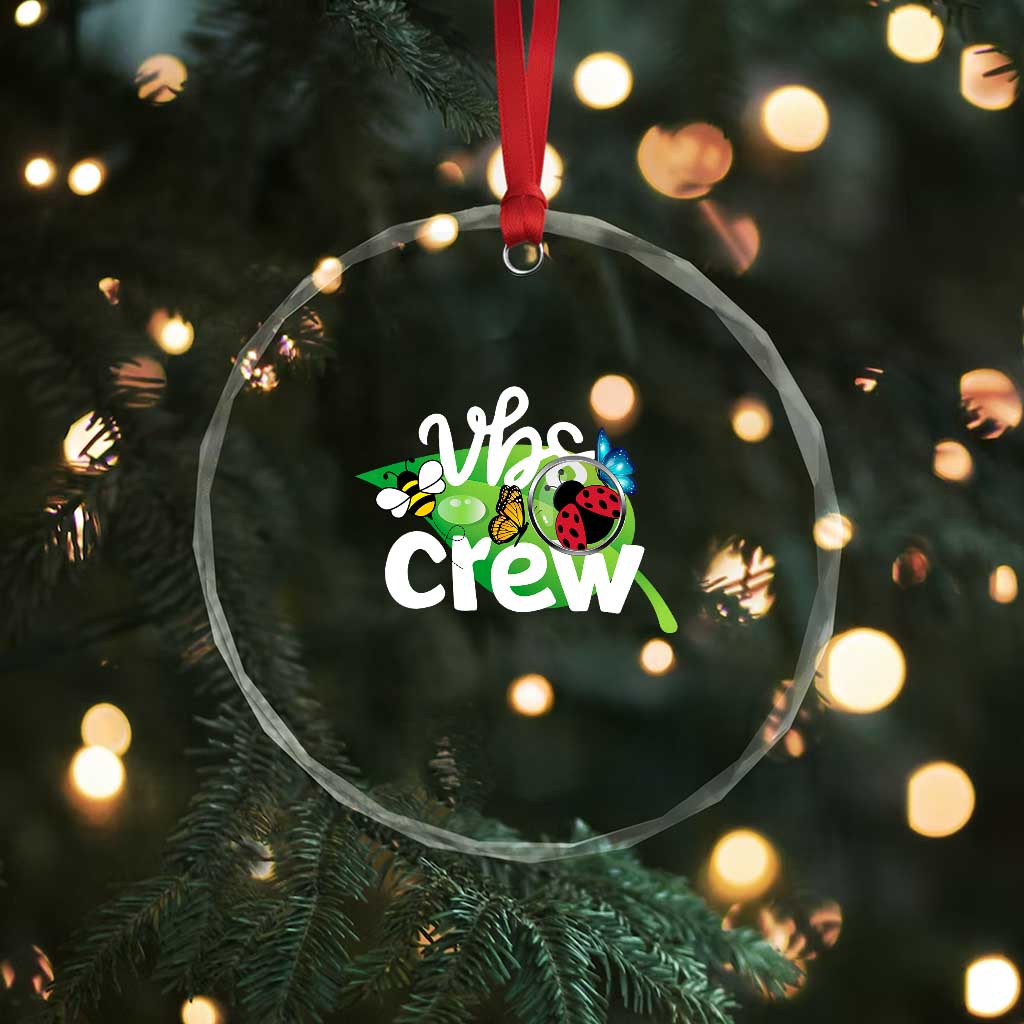 VBS Crew 2025 Crystal Glass Ornament Magnified Smallest Insects Adventure Vacation Bible School Squad TS02 Print Your Wear