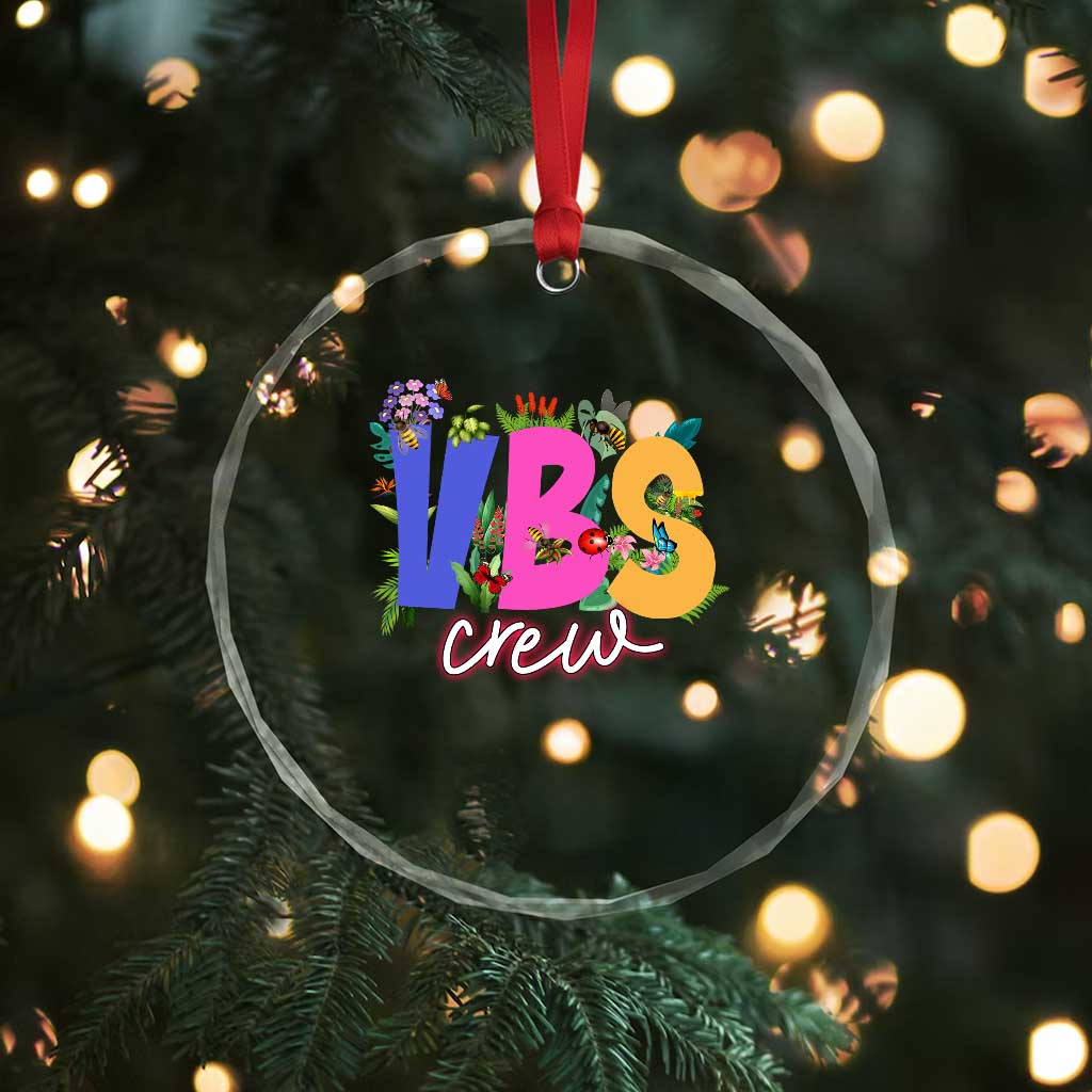 VBS Crew 2025 Crystal Glass Ornament Magninfied Vacation Bible School Adventure TS02 Print Your Wear