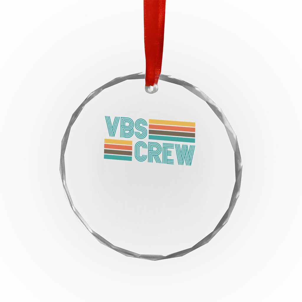 VBS Crew Crystal Glass Ornament Vacation Bible School Church Camp Retro Vintage TS10 Print Your Wear