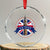 VE Day 80th Anniversary Crystal Glass Ornament WWII Remembrance 2025 Celebrations London - Print Your Wear