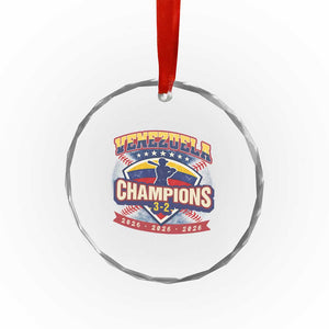 Venezuela 2026 Champions Crystal Glass Ornament Baseball Fan Pride TS12 Print Your Wear