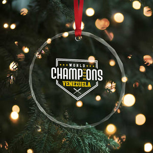 Venezuela 2026 Champions Crystal Glass Ornament Baseball Venezuelan Pride TS12 Print Your Wear