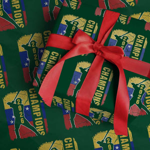 Venezuela 2026 Champions Wrapping Paper Roll Baseball Vinotinto Pride Gift TS12 Green Print Your Wear