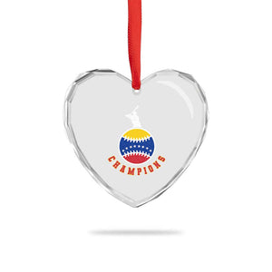 Venezuela 2026 Champions Heart Crystal Glass Ornament Baseball Gift For Sport Lover TS12 Print Your Wear